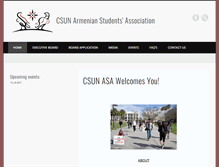Tablet Screenshot of csun-asa.org